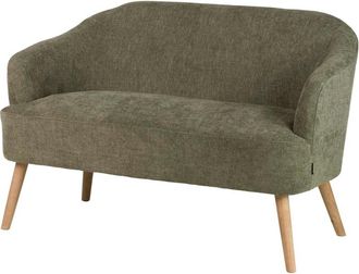 Adda Home Sofá marron de madera 131x72x79cm