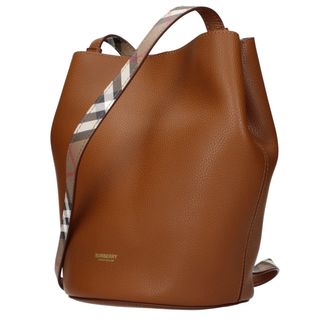 Burberry Leather Bucket Bag - Brown