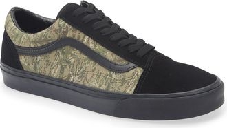Vans Old Skool Sneaker in Black/camo at Nordstrom, Size 10.5