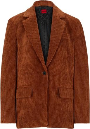HUGO BOSS Stijlvolle Amugatta-1 Blazer - Dames - Blazers - Bruin - S - Jassen