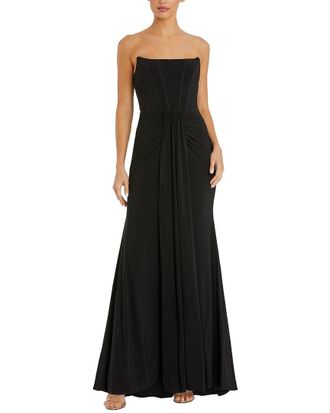 Mac Duggal Strapless Sweetheart Jersey Gown