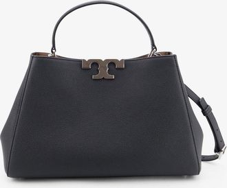Tory Burch Womens Leather Shoulder Bag Eleanor Black
