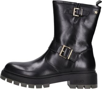 Liu Jo Tasha 22 Enkellaarsjes - Dames - Enkellaarsjes - Zwart - 38 EU - Leer - Schoenen