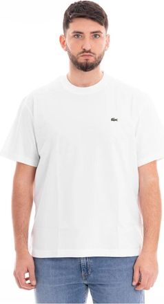 Lacoste Klassiek T-shirt - Heren - T-shirts - Wit - L - Katoen - Tops