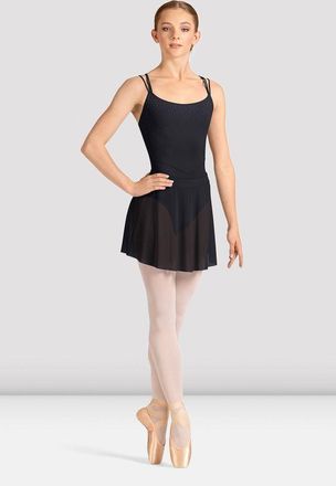 Bloch BLOCH Ladies Mirella Celeste Mesh Skirt, Black