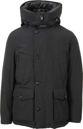 Woolrich Arctic Anorak - Heren - Gewatteerde jassen - Blauw - M - Leer - Jassen