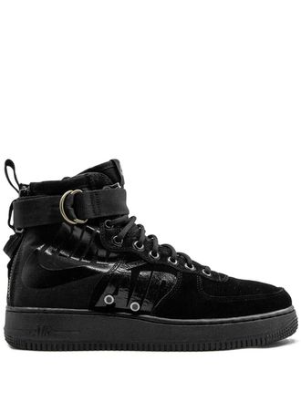 Nike SF AF1 MID sneakers - unisex - Cotton/Rubber/Polyester/Polyester - 11.5 - Black