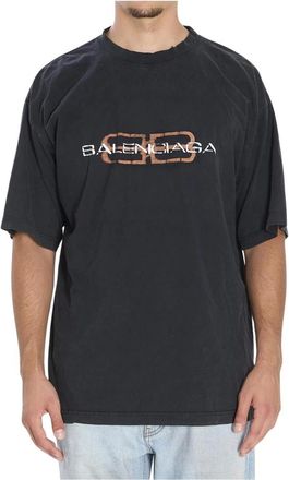 Balenciaga Hombre, Camisetas, Negro, Talla: S