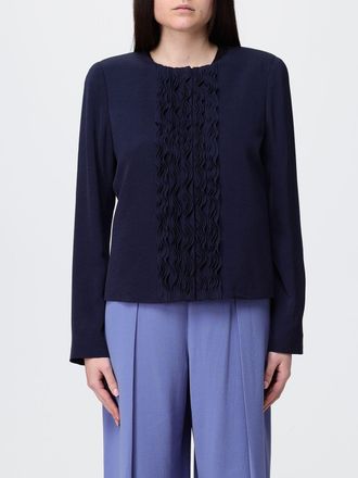 Emporio Armani Giacca Emporio Armani in cr&ecirc;pe con rouches