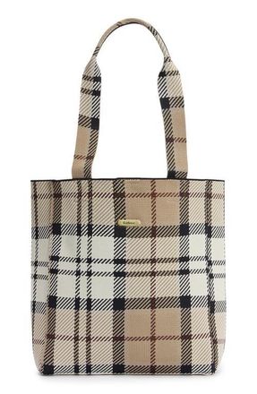 Barbour Layla Tartan Shopper Bag in Rosewood Tartan at Nordstrom