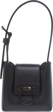 Ferragamo Pre-owned Ferragamo Leather Gancini Trifoglio Handbag Ladies MKTL7N0RL971G86L