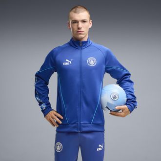 Puma Giacca sportiva Manchester City KING Anthem da uomo, Abbigliamento, Blu, XXL