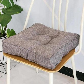 OEM Cojines Cuadrados - Cojines Para Sof&aacute; Y Jard&iacute;n - Mejoran La Comodidad Al Sentarse - Extra Gruesos - 50 X 50 Cm - Gris