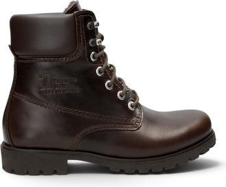 Panama Jack Mens Brown Leather Lace-Up Ankle Boots - PJ03-IGLOO-C45 - Dark Brown - Size EU 45