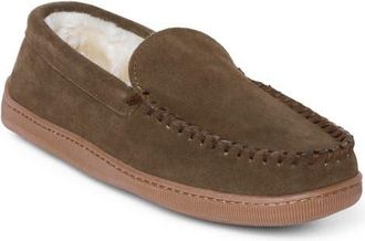 Minnetonka Pile Lined Hardsole Venetian Slipper in Autumn Brown at Nordstrom, Size 12