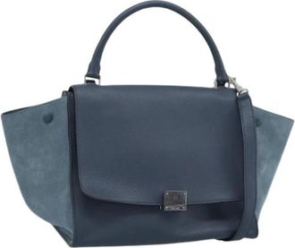 Celine Pre-owned Vintage Hand Bag - Dames - Vintage Handtas - Blauw - ONE Size - Leer - Vintage