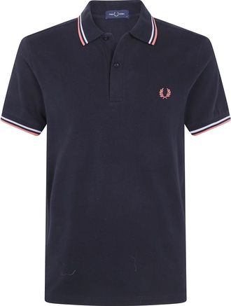 Fred Perry Tipped Shirt - Heren - Polos - Zwart - M - Tops