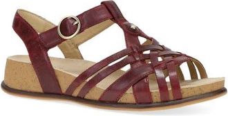 Dansko Christa Slingback Platform Wedge Sandal in Plum at Nordstrom, Size 11.5-12Us
