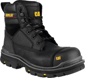 CAT Gravel 6 Inch Black Safety Boots
