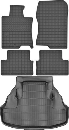 OEM Juego De Alfombrillas De Goma Para Coche Y Maletero Para Honda Accord Viii Sed&aacute;n (2008-2015)