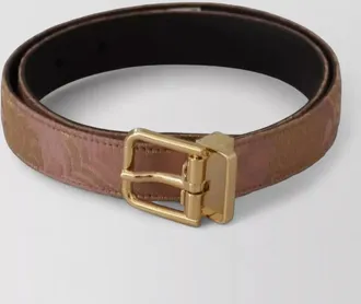 Dolce & Gabbana leather logo buckle belt