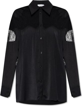 Iro Shirt Balsan - Dames - Overhemden - Zwart - S - Satijn - Overhemden