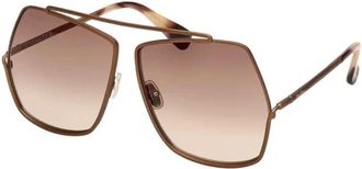 Max Mara Sunglasses, female, Brown, Size: 64 MM Elsa Sunglasses