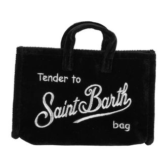 MC2 Saint Barth Telefoon Tas Velvet - unisex - Tassen - Zwart - Maat: ONE Size Velours