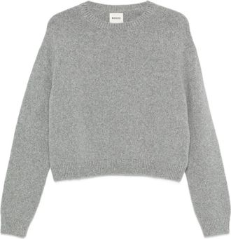 Khaite Ribgebreide trui - Grijs