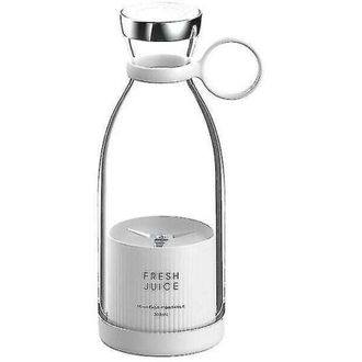 OEM Licuadora Port&aacute;til De 350 Ml, Licuadora De Jugo Fresco, Mini Licuadora, Licuadora El&eacute;ctrica, Mezcladora De Frutas, Extractor De Frutas, Color Blanco