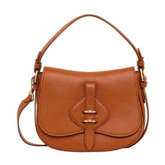 Coccinelle Mavery Small Shoulder Bag - Dames - Handtassen - Bruin - ONE Size - Leer - Tassen
