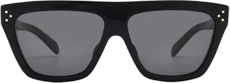 Celine Polarized Square Ladies Sunglasses CL40256I 01D 58