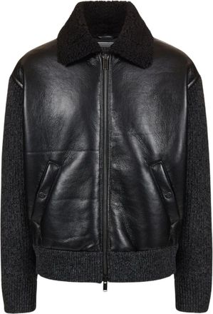 Iceberg Bomberjack met lammy kraag - Zwart