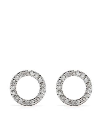 Djula Orecchini Circle in oro rosa 18kt con diamanti