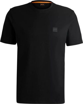 HUGO BOSS Hombre, Camisetas, Negro, Talla: L