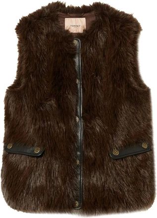 Twinset Donna, Giacche, Marrone, XS, new