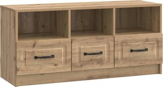 vidaXL Mueble De Tv 102 X 34,5 X 47 Cm Roble Artisan Vidaxl