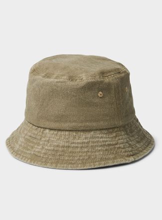 Simons Womens Faded cotton bucket hat