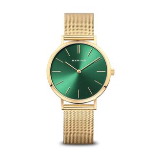Bering Dameshorloge Classic 34 mm Armband Milanese 14134-338 - Dames - Horloges - Geel - ONE Size - Accessoires