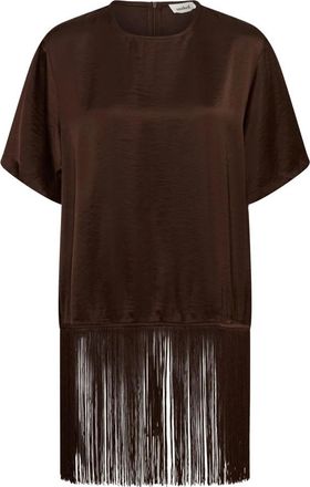 Soaked In Luxury Tunieken - Dames - Tunieken - Bruin - L - Overhemden