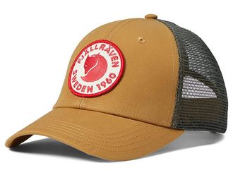 Fj&auml;llr&auml;ven 1961 Logo Langtradarkeps Caps Buckwheat Brown : SM/MD, Cotton/Mesh/Polyester