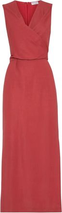Brunello Cucinelli Wikkeljurk - Rood