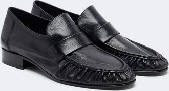 The Row Soft eel leather loafers