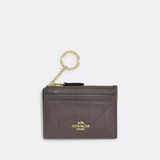 Coach Mini Skinny Id Case With Quilting