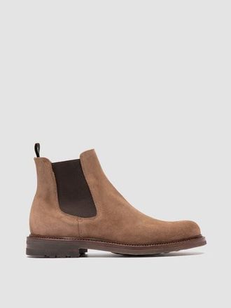 Officine Creative Aston Flexi 004 Suede Chelsea Boots in Taupe at Nordstrom, Size 40
