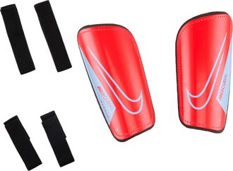 Nike Mercurial Hardshell Soccer Shin Guards in Red | DN3614-636