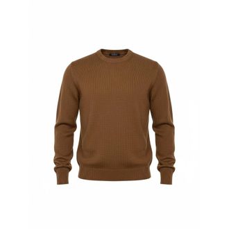 Dondup maglieria e felpe poliestere - male - Dondup - Round-neck Knitwear - Brown - XL - Knitwear