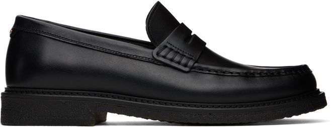 BOSS Black Polished-Leather Loafers from $189.00 - on Stylight