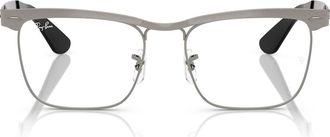 Ray-Ban 53mm Square optical glasses in Gunmetal at Nordstrom