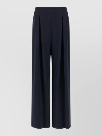 Max Mara silk wide-leg trousers